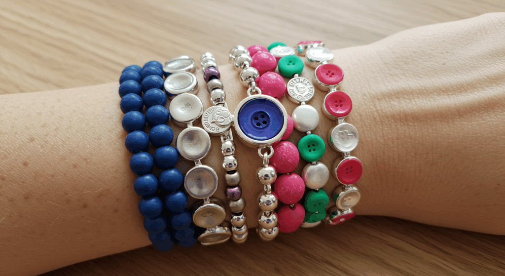 Upcycling Magic: How to Create an Unique Upcycled Button Bracelet Upcycling Magic: How to Create an Unique Upcycled Button Bracelet